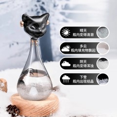 大英博物馆 盖亚安德森猫系列风暴瓶-精巧版（黑） 1003001（黑）
