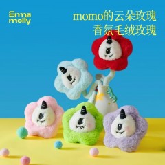 艾玛莫莉 MOMO的云朵玫瑰香氛玩偶