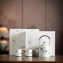 宏裕 花影问茶提梁壶2杯礼盒套装 JHY-CJ-220
