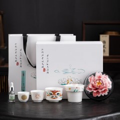 宏裕  非遗牡丹欢喜快客7头礼盒套装 JHY-CJ-166