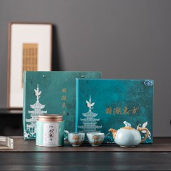 宏裕 茶香茶器铁观音1壶2杯汝窑礼盒套装 JHY-CJ-198 -2