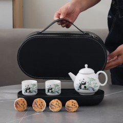 宏裕  猫都8头茶盘2杯5克陈皮饼茶套装 JHY-CJ-136