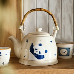 摩登主妇 mototo熊猫茶具泡茶壶家用套装 NBA10166-67