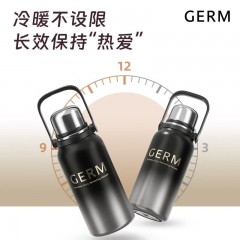 格沵（germ）黑耀系列悦动保温杯极夜黑 GE-24AW-DB131