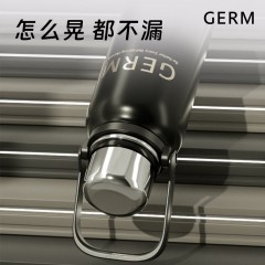 格沵（germ）黑耀系列悦动保温杯极夜黑 GE-24AW-DB131