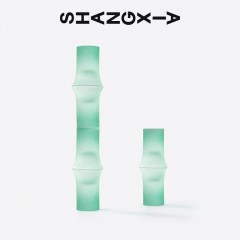 上下（SHANG XIA）竹酒器套装 FH0923W720G36000P 一壶两杯（绿色）