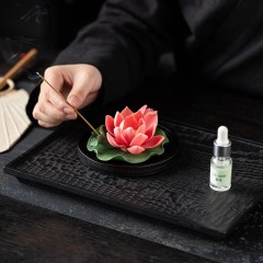 宏裕 非遗·荷花冰花釉对杯·香氛礼盒套装 HYXQ1061