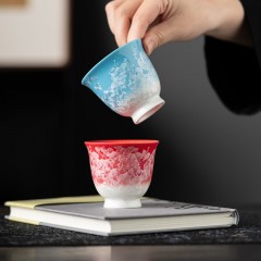 宏裕 非遗·荷花冰花釉对杯·香氛礼盒套装 HYXQ1061