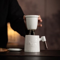 宏裕  云涧青杯1号 玉青开片办公杯礼盒套装 JHY-CJ-211