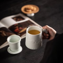 宏裕  云涧青杯1号 玉青开片办公杯礼盒套装 JHY-CJ-211