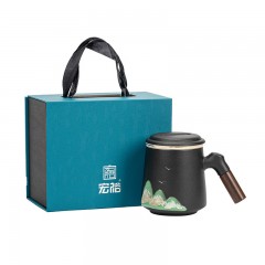 宏裕  手画江山办公茶杯 JHY-CJ-189