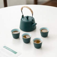 宏裕  默茶5头提梁壶4杯礼盒套装 JHY-CJ-162