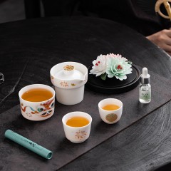 宏裕  非遗牡丹欢喜快客7头礼盒套装 JHY-CJ-166