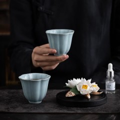 宏裕  非遗栀子对杯花艺礼盒套装 JHY-CJ-168