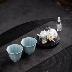 宏裕  非遗栀子对杯花艺礼盒套装 JHY-CJ-168
