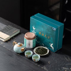 宏裕 茶香茶器铁观音1壶2杯汝窑礼盒套装 JHY-CJ-198 -2