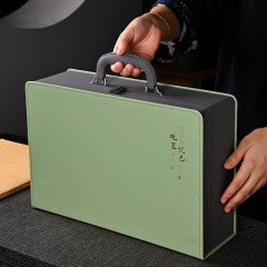 宏裕 青花1号10头盖碗6杯礼盒套装 JHY-CJ-185
