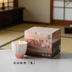宏裕  四季花香植萃香薰蜡烛杯浪漫香氛居家彩盒套装 HYXQ1096
