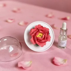 宏裕 闺蜜陶瓷葫芦玩趣转圈水杯非遗国花精油布袋套装 HYXQ1096