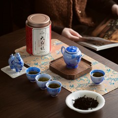 宏裕  福马茶序7头冰花纹茶壶4杯马到茶成礼盒套装 HYXQ1109