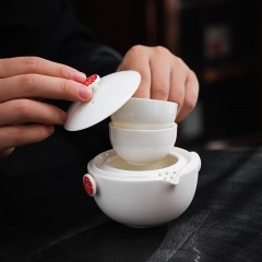 宏裕 叁福快客茶具套装 JHY-CJ-132