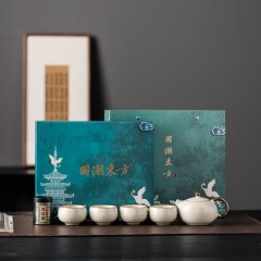 宏裕 国潮东西施套餐-3普洱罐茶礼盒套装 HYXQ1052-3