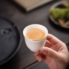 宏裕  定制专供2冰岛100g中国白盖碗套装  JHY-CJ-119
