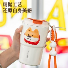 Diller迪乐贝尔 可爱柯基萌宠乐园保温杯 340ML MLH9229