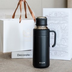 Diller迪乐贝尔 大容量一壶两用传家壶 1500ML D9278（直饮+倒水盖+滤网）