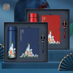 礼度 锦礼文思套装 温显杯+肤感笔记本+签字笔 LDJ-08