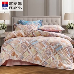 富安娜(FUANNA)  双面四件套-追溯·瑾风华203*229cm