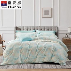 富安娜(FUANNA)  磨毛四件套-清韵格调203*229cm