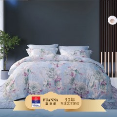 富安娜(FUANNA)  纯棉四件套-晴云秋月203*229cm