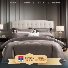 富安娜(FUANNA)  周年纪念款四件套-湖畔·风荷1.5 /1.8m床