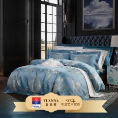 富安娜(FUANNA)  素提四件套-拉格维斯203*229cm