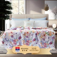 富安娜(FUANNA)  清凉七孔抗菌夏被-沁·和熙 203*229cm(370g)