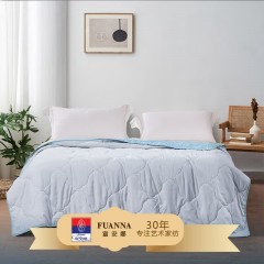 富安娜(FUANNA)  净柔夏被-兰语·灰 152*210cm(250g)