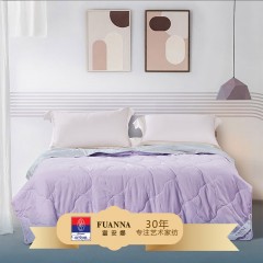 富安娜(FUANNA)  净柔夏被-远山·紫203*229cm(370g)