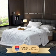 富安娜(FUANNA) 锦瑟年华提花桑蚕丝被203*229cm(1000g)