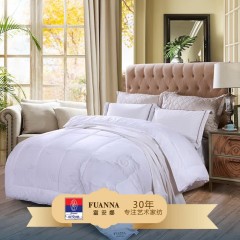富安娜(FUANNA) 圣维纳澳洲羊毛被 203*229（1500g)