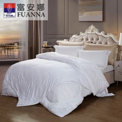 富安娜(FUANNA) 密斯蚕丝澳毛二合一被 203*229cm (澳毛被1500g+蚕丝被400g)