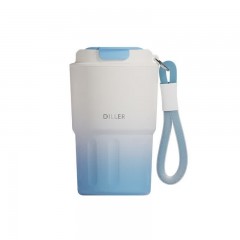 Diller迪乐贝尔 便携提手澄澈柔和保温杯 340ML MLH9149-1