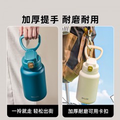 Diller迪乐贝尔 吸管杯大容量山野旅途保温杯 1500ML MLH9053-2 (吸管杯)