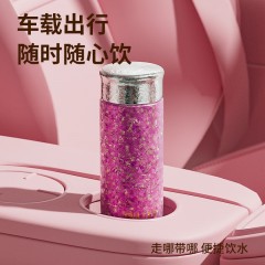 Diller迪乐贝尔 高端钛杯配滤网钛杯彩盒装 220ML DTi5011（大冰花）