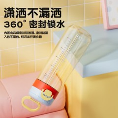 Diller迪乐贝尔 吸管直饮两用拎拎杯 630ML D2604（吸管+直饮）
