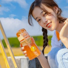 Diller迪乐贝尔 配背带趣物吸管杯 550ML DB-007-2
