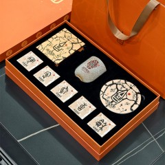 礼度 大吉品茗套装 甲骨书签+茶杯+杯垫+普洱茶 LDS-D02.1
