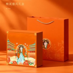 礼度 唐风雅香套装 唐风插画316杯+非遗陶瓷花+香薰精油  LDT-28