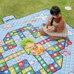 徽羚羊 云憩 机洗野餐垫 200*200cm 飞行棋 HLY-YCD-23001