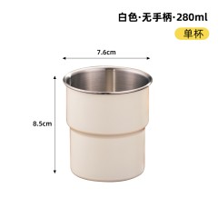 徽羚羊  云烹 户外304不锈钢咖啡杯6件套+收纳袋 HLY-BJ-24006